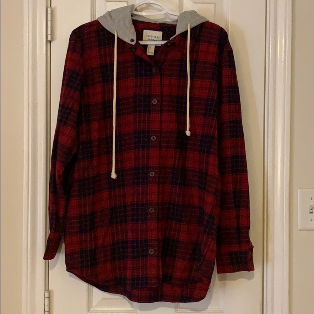 Boyfriend Style Button- up